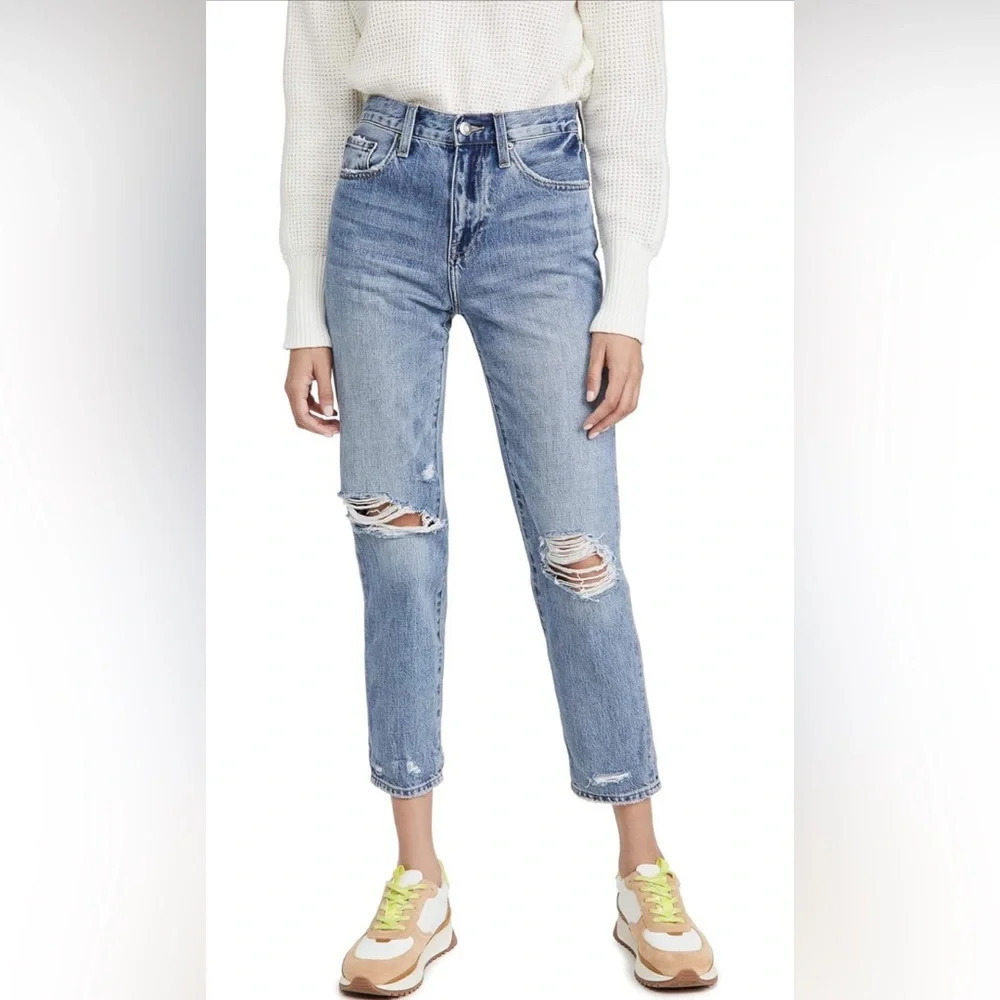 Pistola Presley High Rise Relaxed distressed jeans in Los Feliz size 29